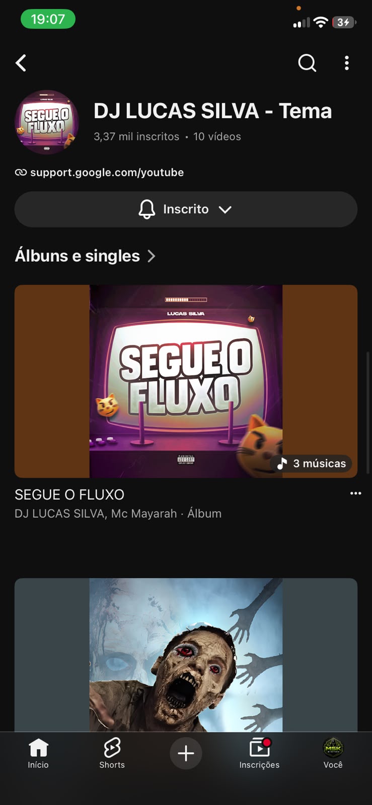 Canal DJ LUCAS SILVA - Tema no YouTube e seus álbuns